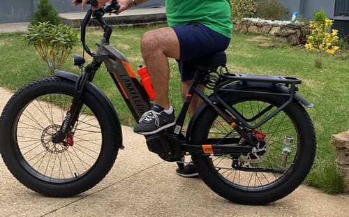 Customer photo review of Lankeleisi MG600 Plus 1000W Bafang Motor 26" Fat Bike All Terrain SUV E-Bike 48V 20Ah Samsung Battery