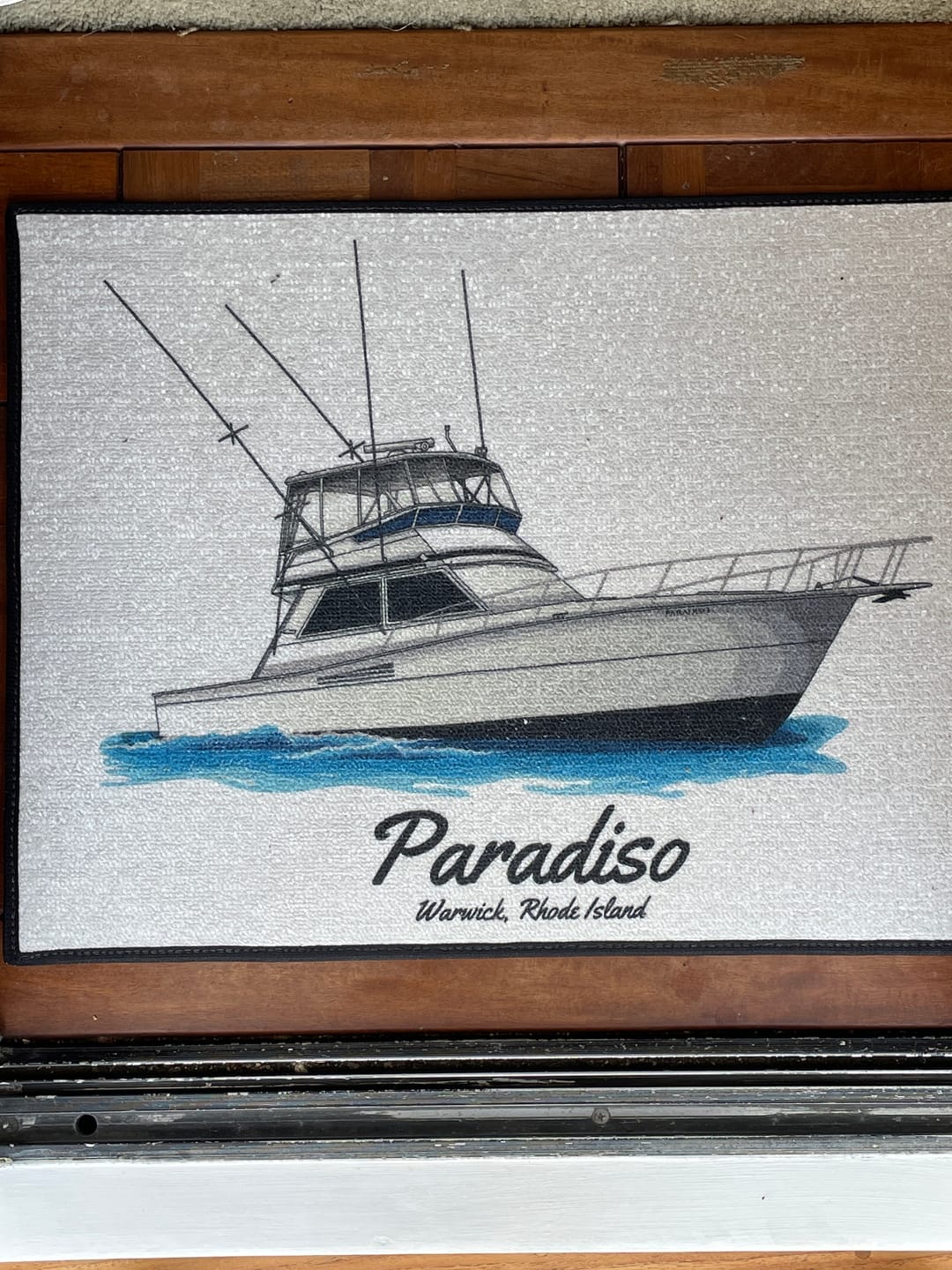 Customer photo review of Custom Indoor/Outdoor Dock Mat