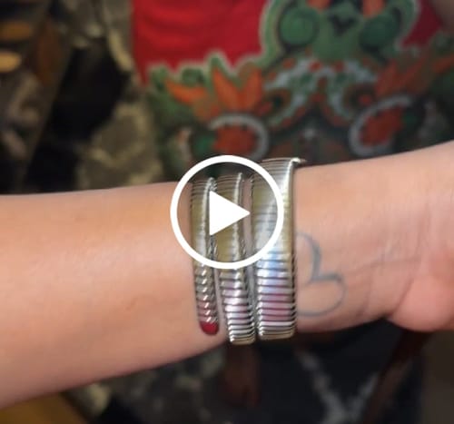 Customer video review of serpenti tubogas 35mm stainless steel diamond bezel double spiral