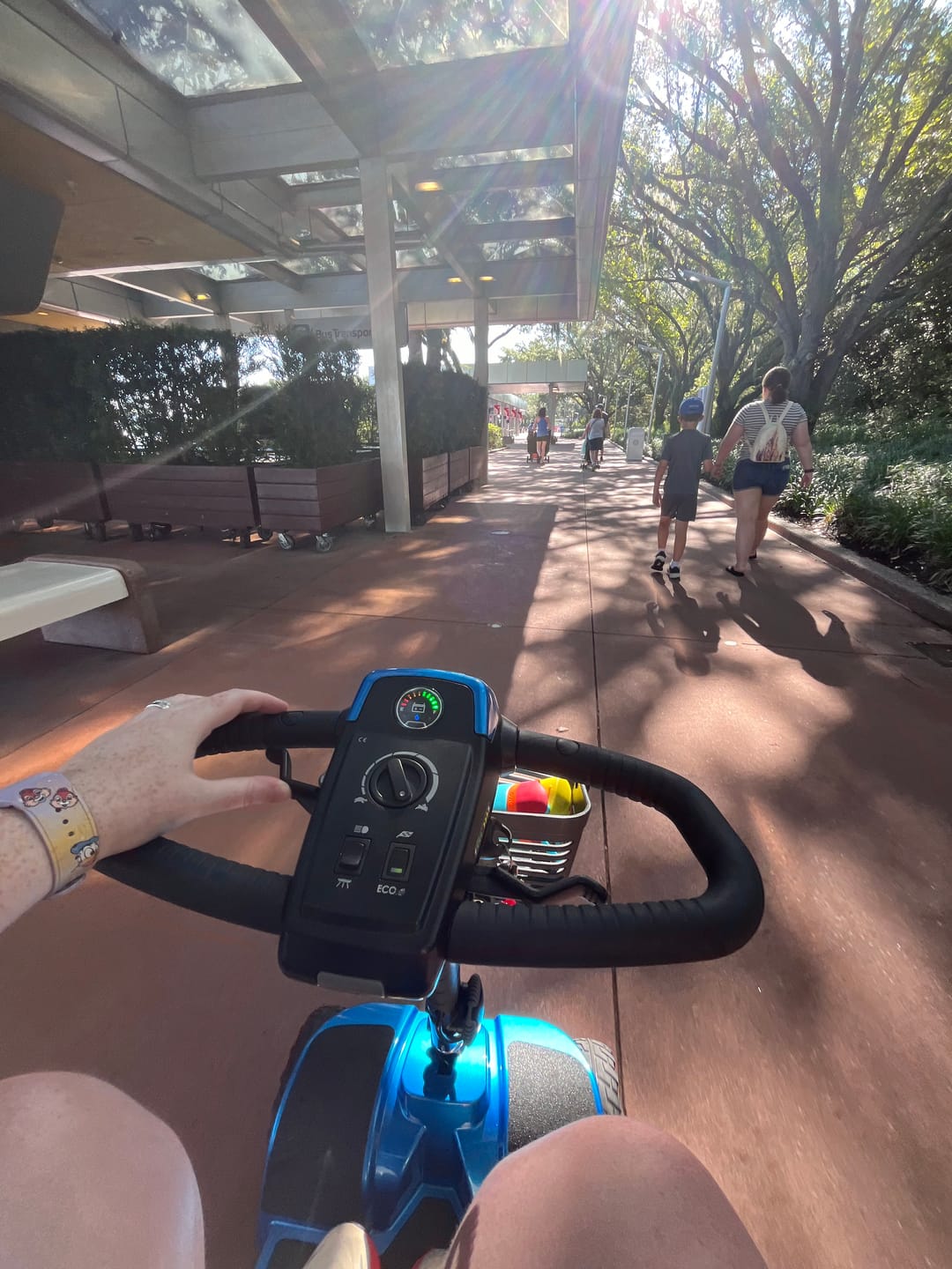 Customer photo review of Multiday Rental 4 Wheel 400 Pound Capacity Scooter