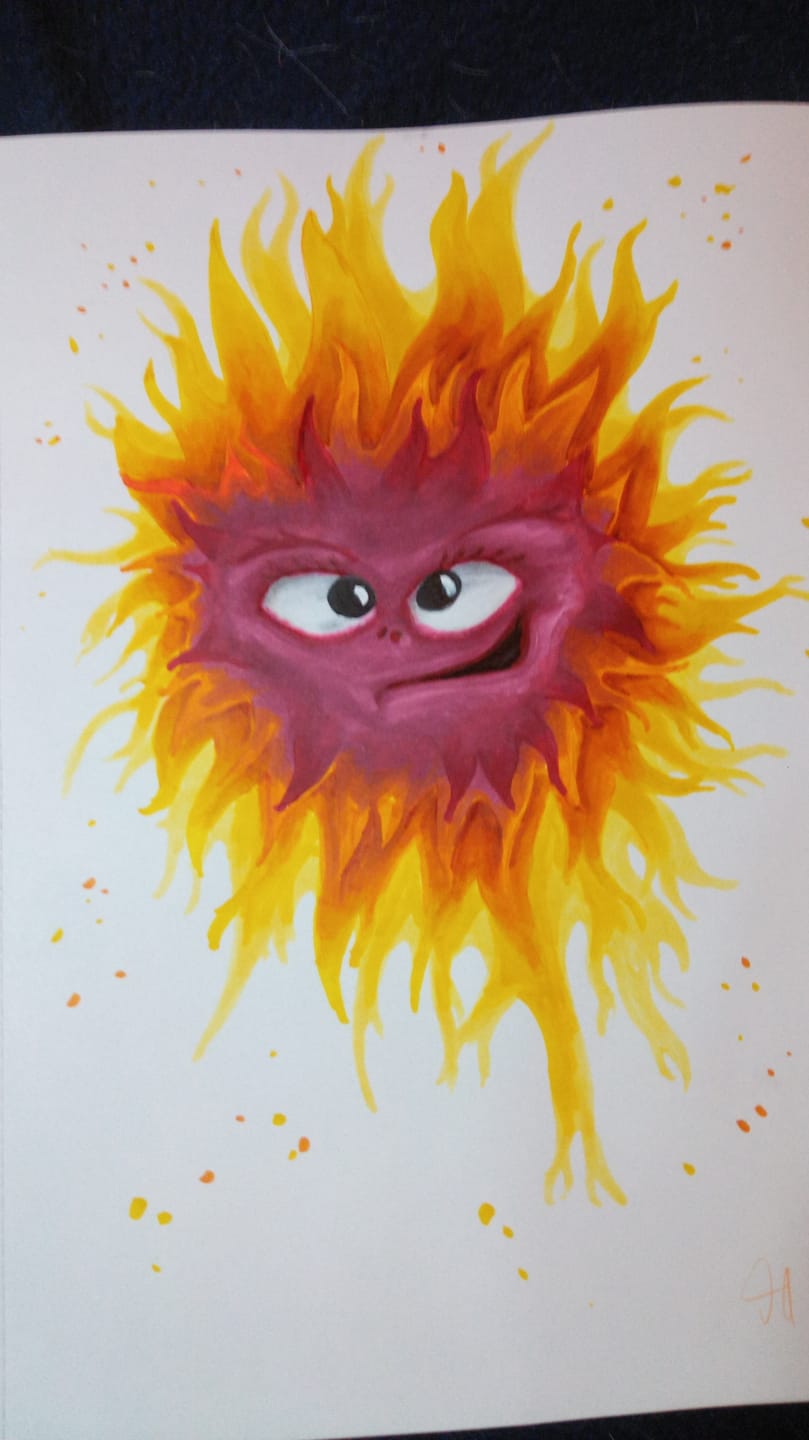 Customer photo review of Ohuhu Maui 60 Colors Dual Tips Water Based Art Markers, Brush & Fineliner