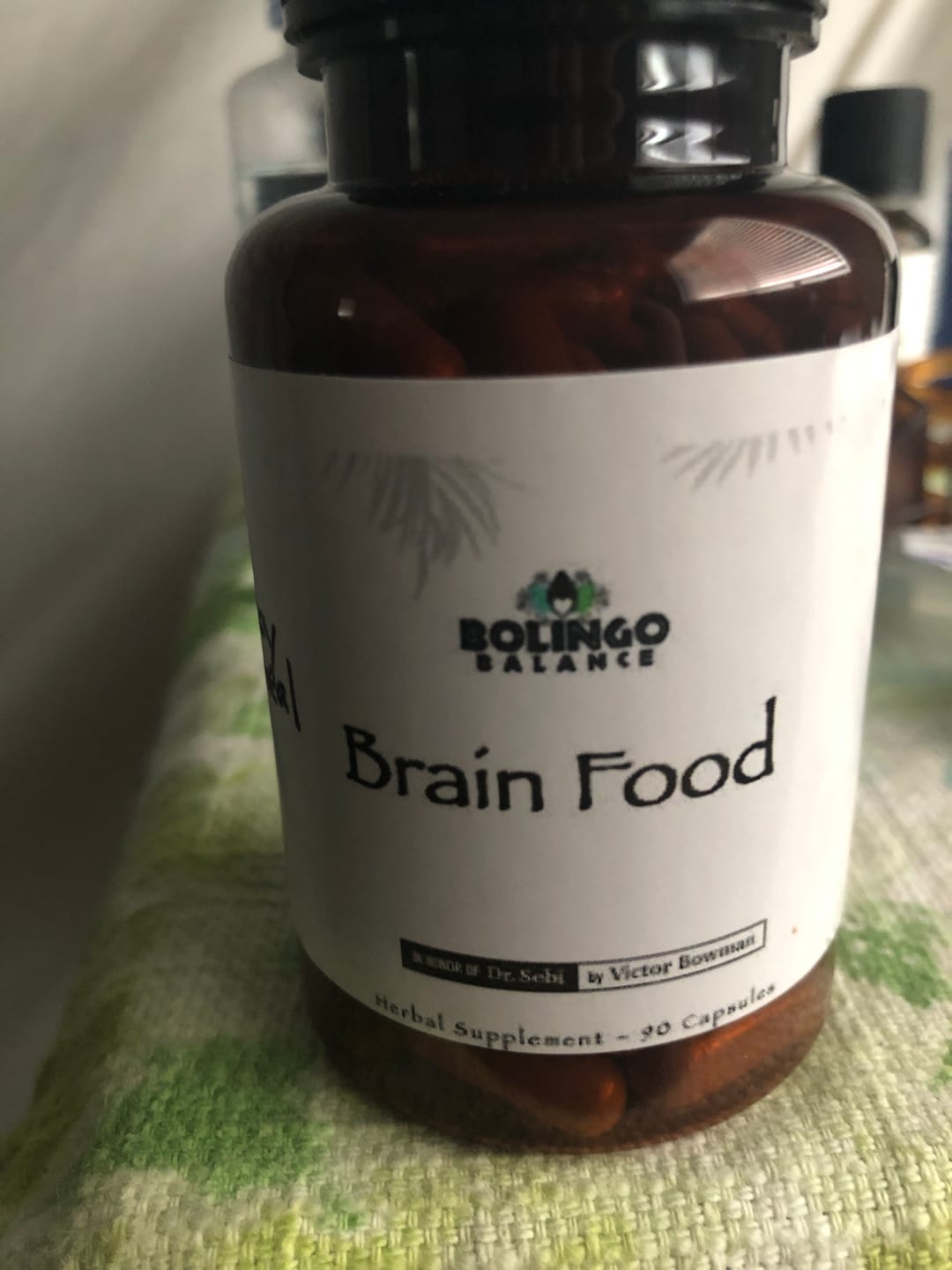 Customer photo review of BRAIN FOOD