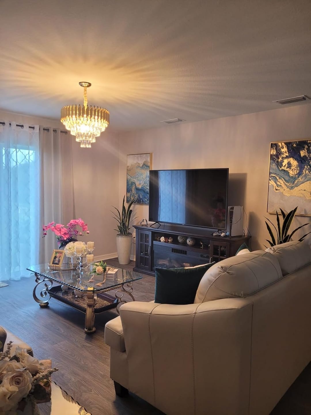 Customer photo review of Lustre cristal ANDALUS GOLD