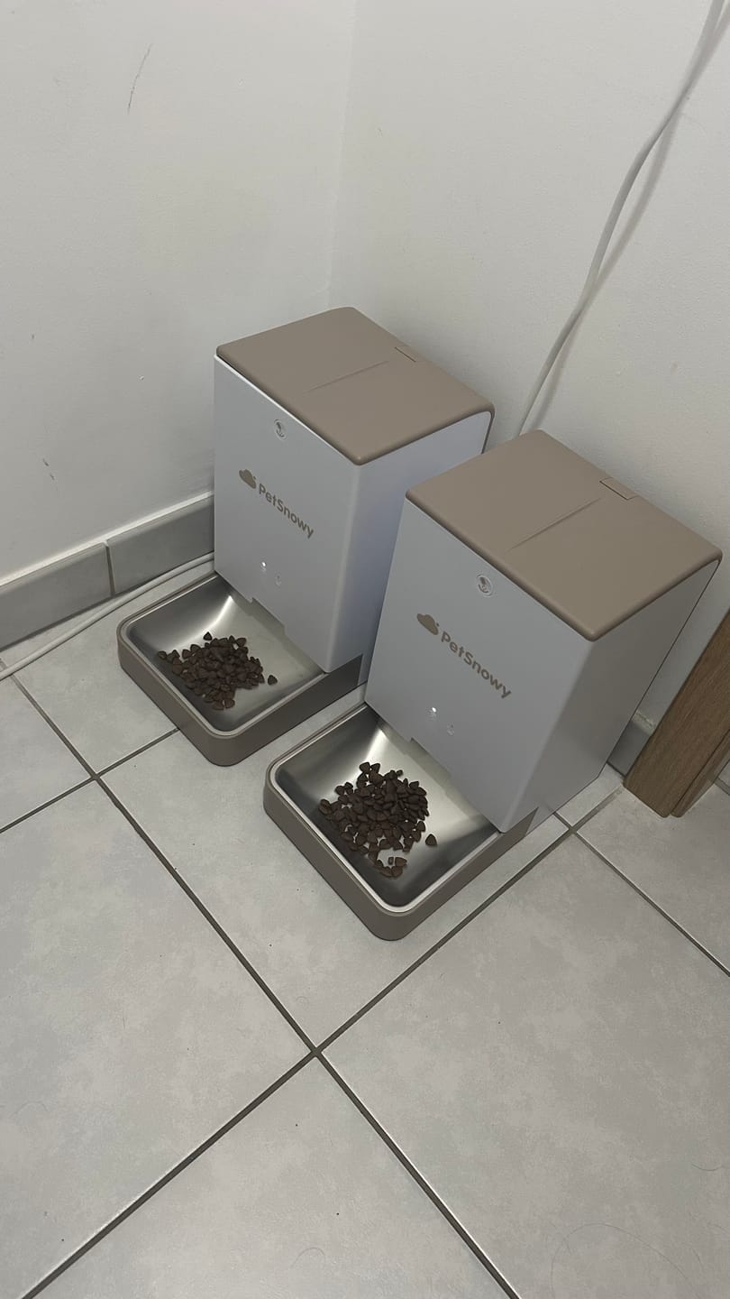 Customer photo review of Automatic Pet Feeder