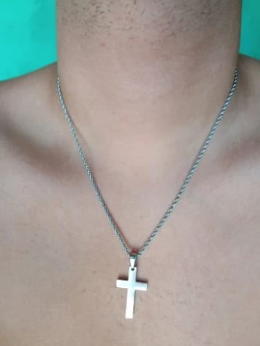 Customer photo review of Cross Necklace