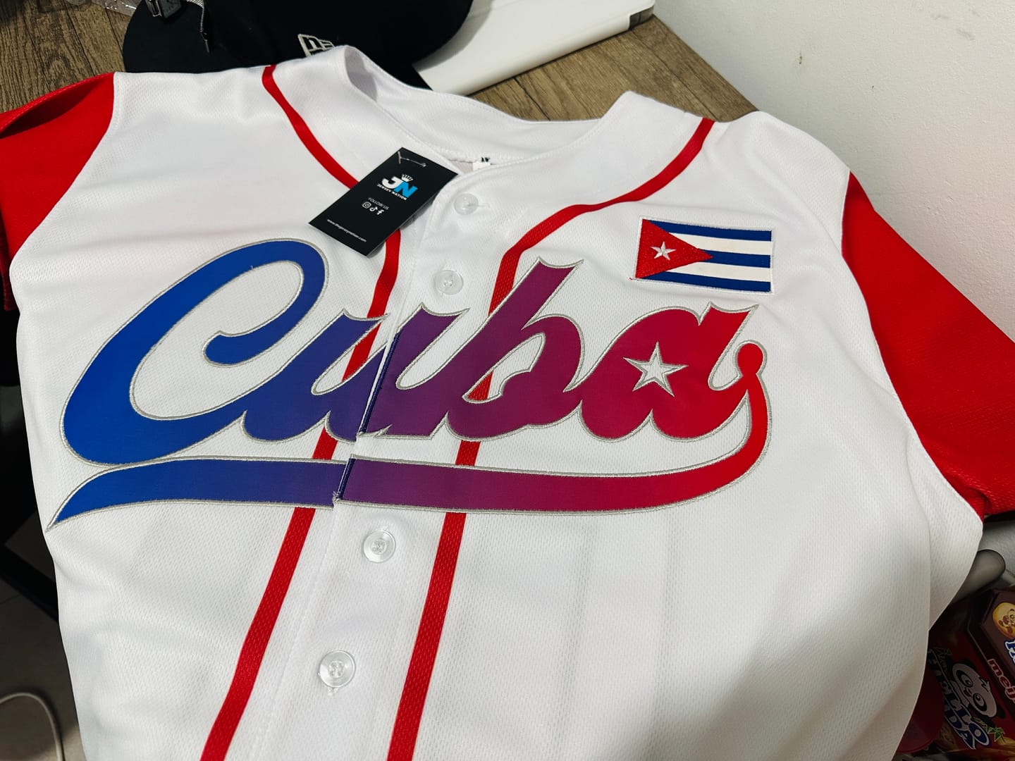 Customer photo review of Cuba Custom Baseball Jersey