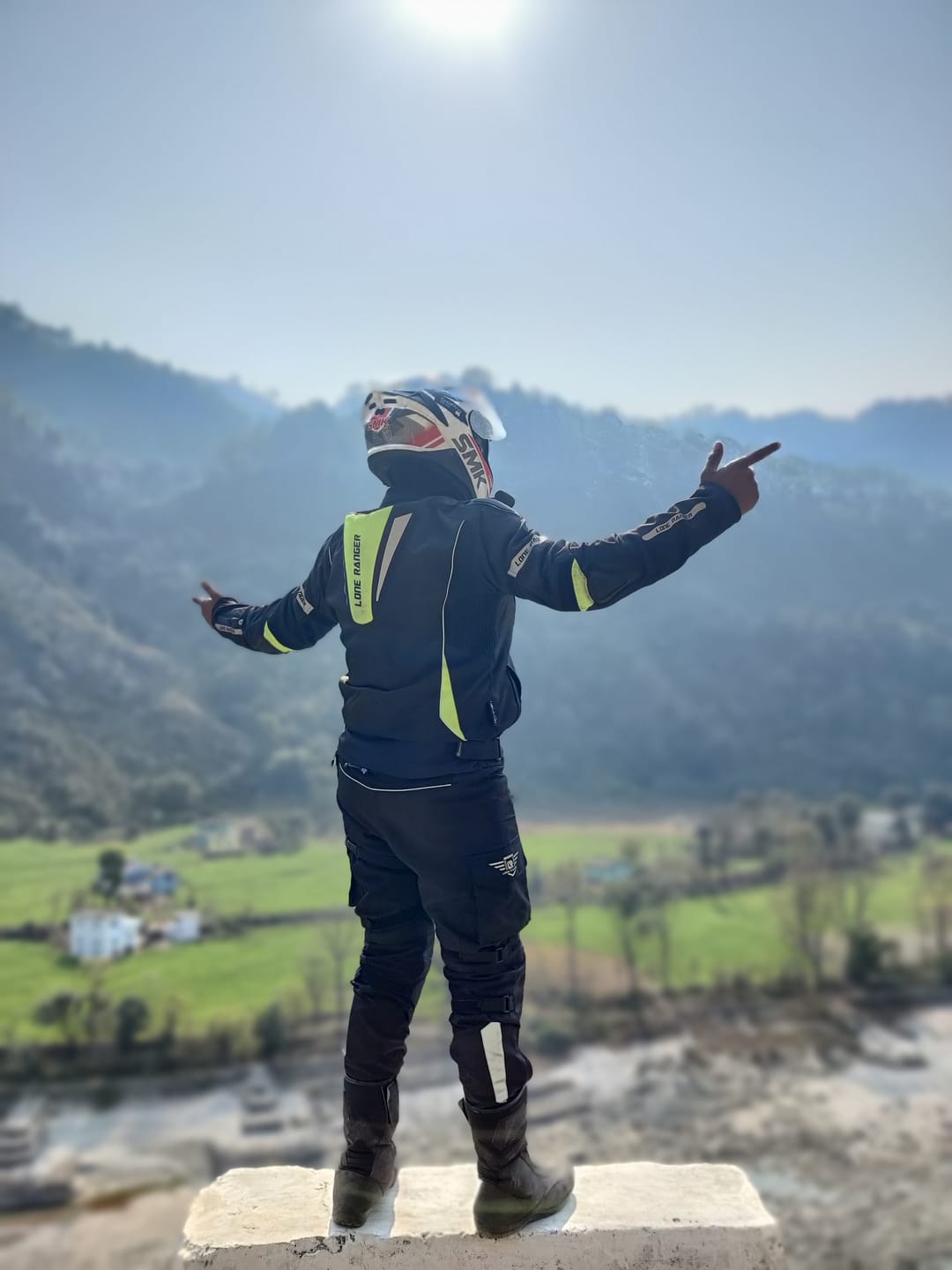 Customer photo review of Lone Ranger Bandit Jacket (with Aerodynamic Hump)