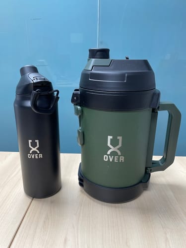 Customer photo review of 1.5L & 2.2L Flip Cap Oversized Water Bottle