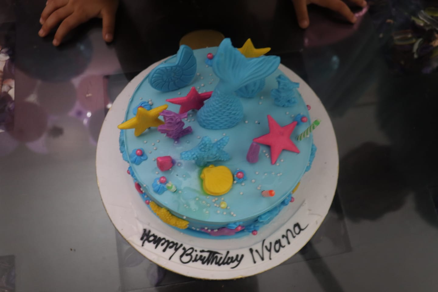 Customer photo review of Mermaid Life Cake