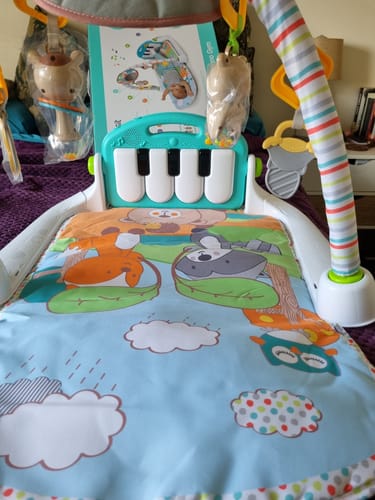 Customer photo review of Alfombra Gimnasio interactivo Musical con Piano Bebé