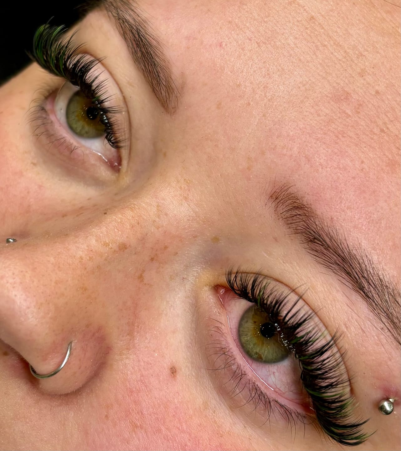 Customer photo review of Premium Eyelash Extensions 0.03mm
