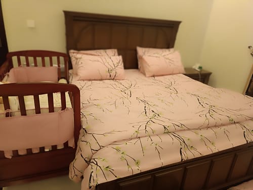 Customer photo review of Floral Pink-Bed Sheet Set