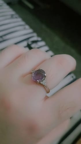 Customer photo review of VIOLET WHISPER RING
