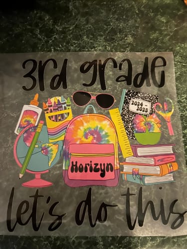 Customer photo review of Custom DTF Gang Sheet