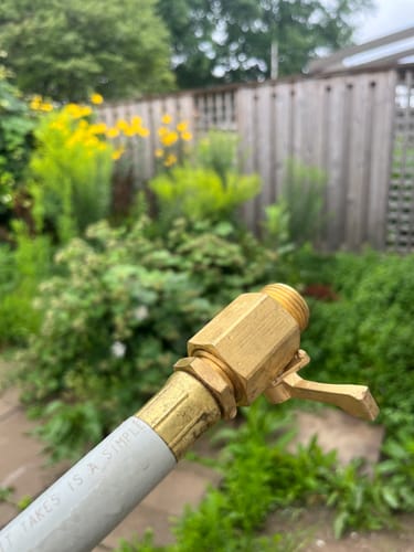 Customer photo review of Brass Shut Off Valve