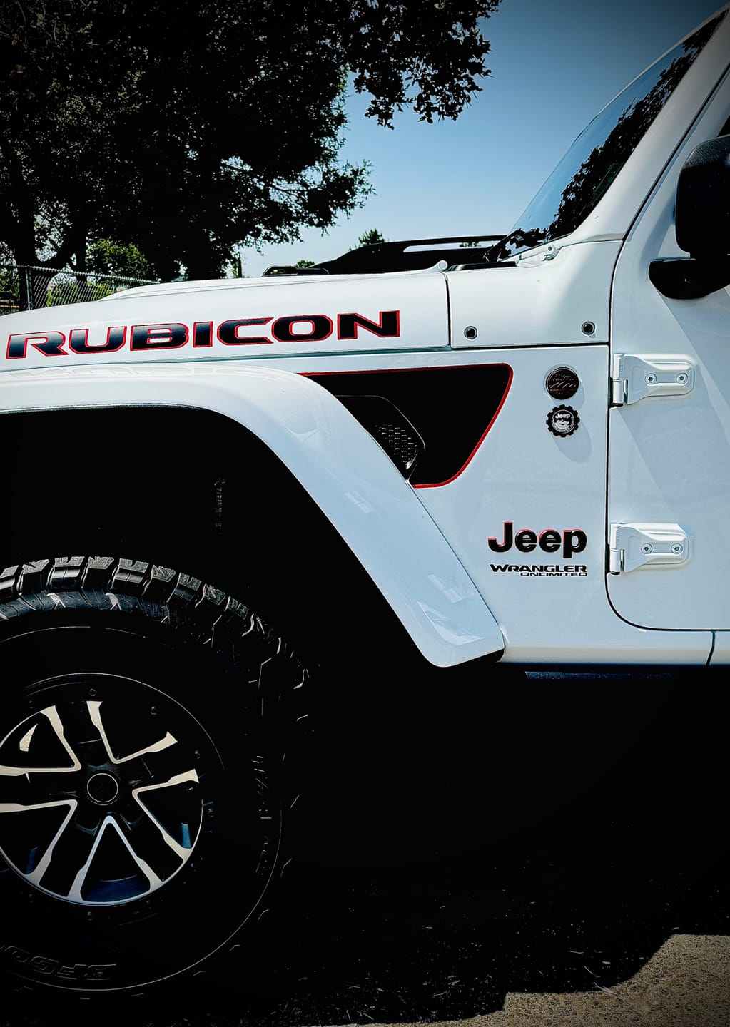Customer photo review of Premium Fender Vent Decal Set | Matte Black - fits Wrangler JL & Gladiator JT