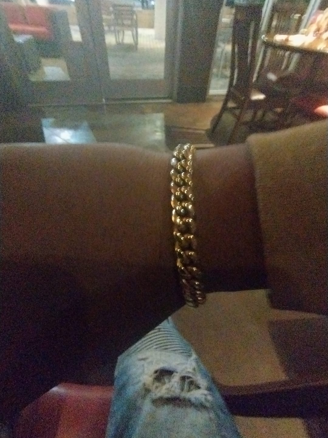 Customer photo review of Iced Out Miami Cuban Link Bracelet