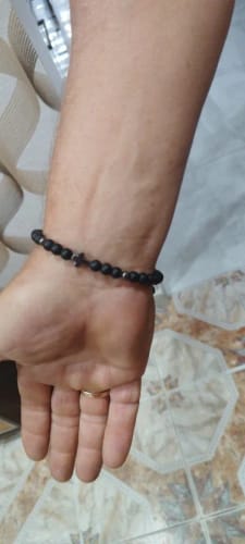 Customer photo review of Cross Bracelet