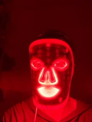Customer photo review of LuminaLux Rejuvenate - 4 Color LED Mask