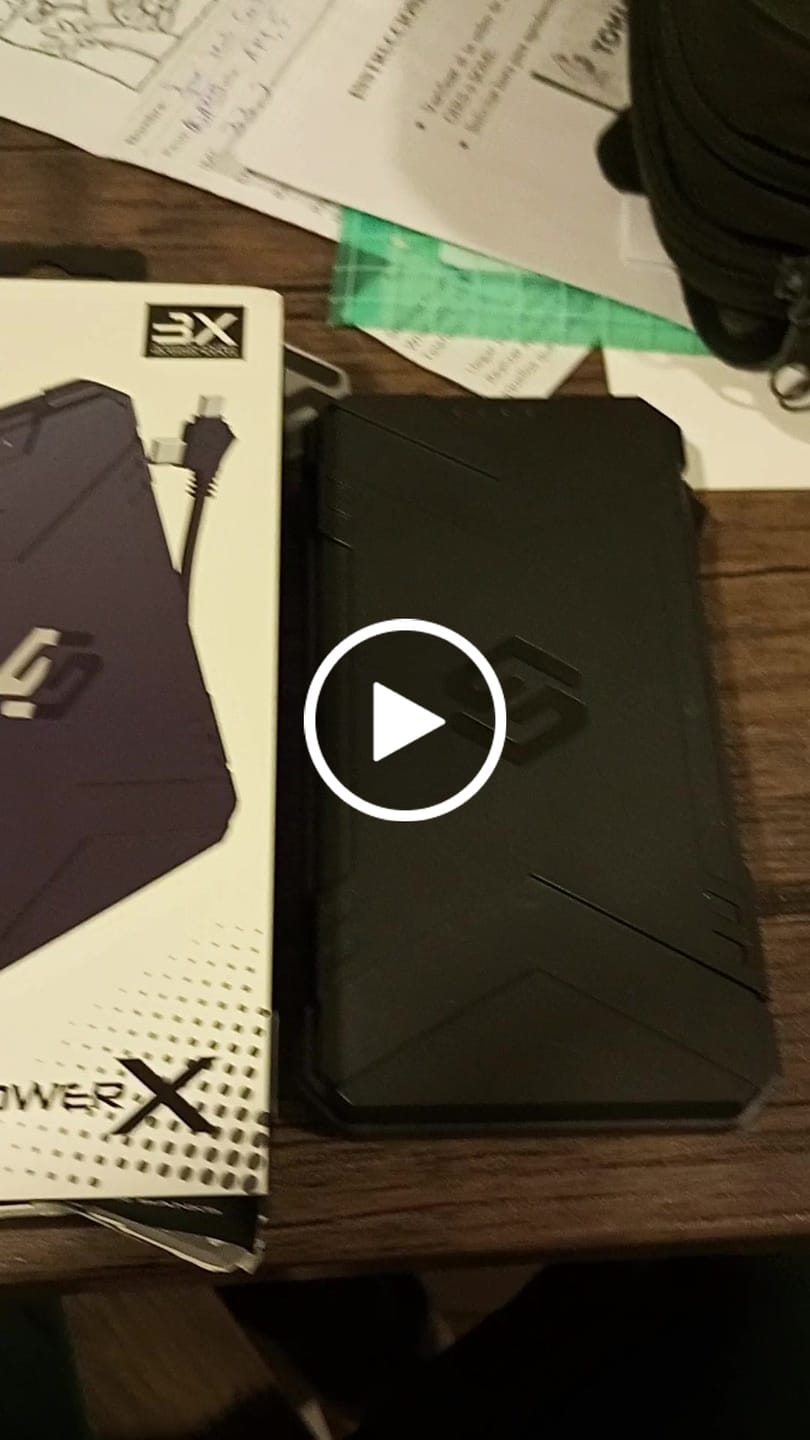 Customer video review of Power X 10.000 Mah Black