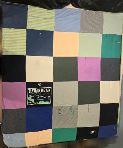 T-shirt quilt by Malisa from NY