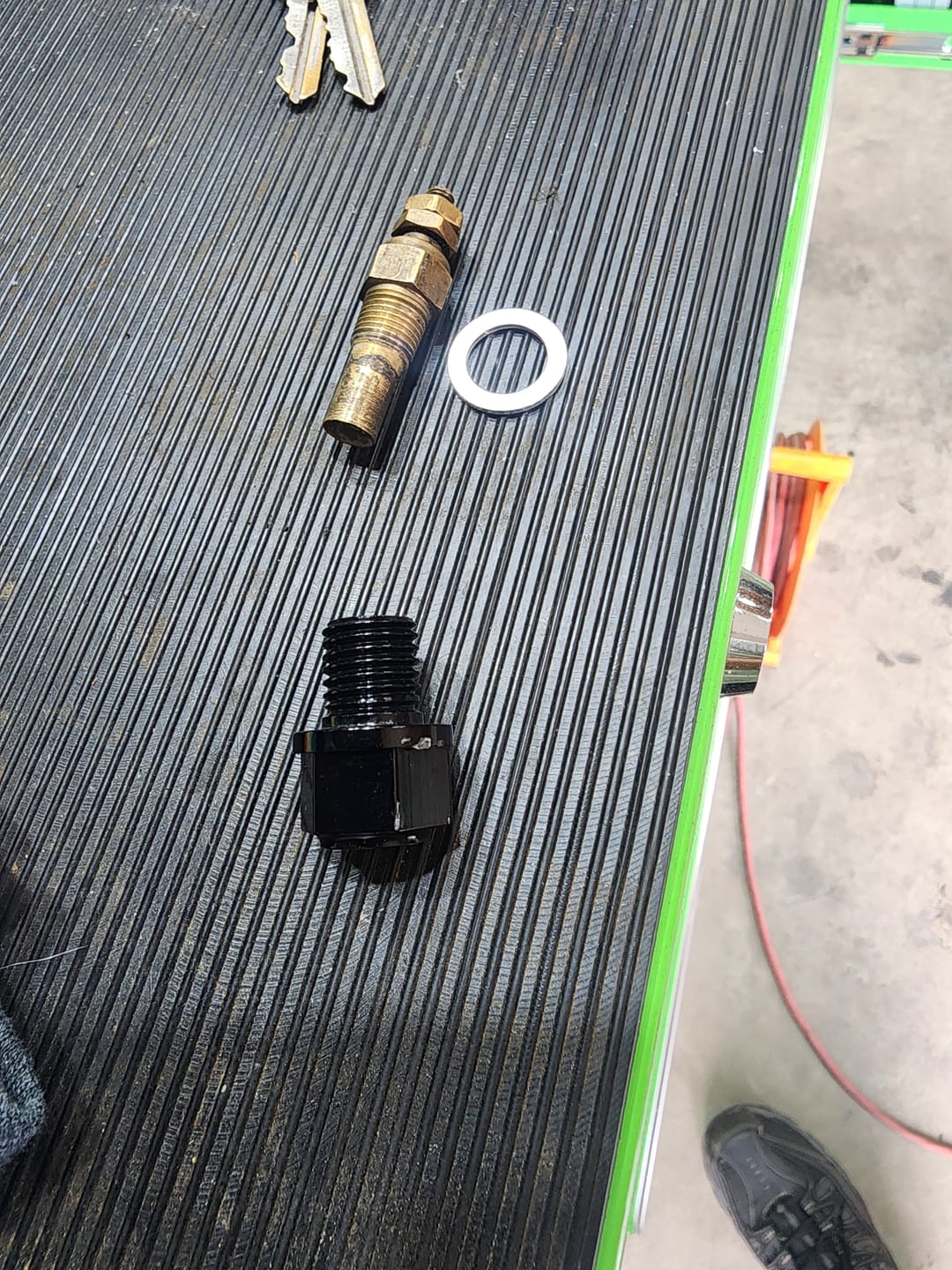 Customer photo review of LS Coolant Port Adapter M12 to 1/8" NPT Female 34-00038