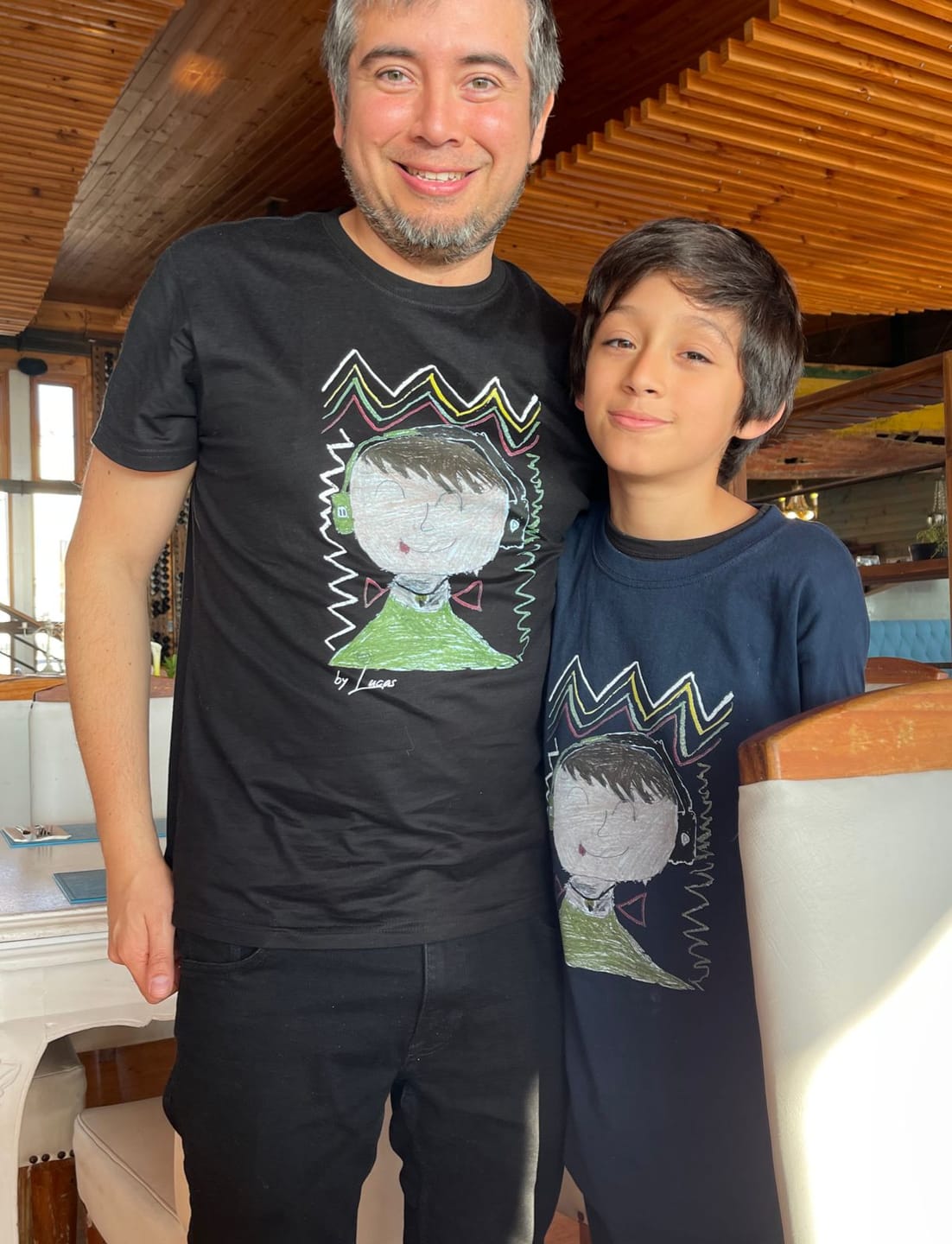 Customer photo review of Polera Personalizada Dibujo