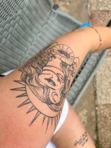 Customer photo review of TattooNumbx Numbing Cream