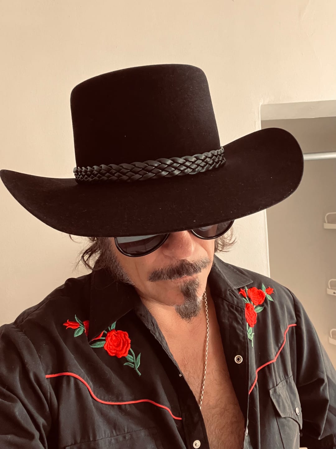 Customer photo review of The Lash Stetson Hat - Made Exclusively for Waylon Jennings