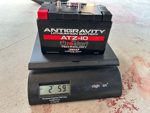 Customer photo review of Antigravity YTZ10 Lithium Battery w/Re-Start