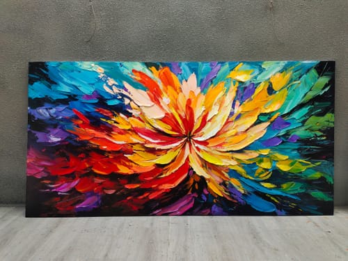 Customer photo review of Flower Canvas Art #FL019