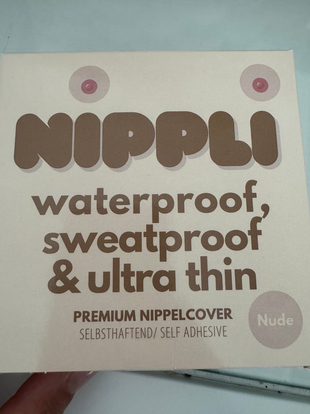 Customer photo review of 4er Mix Pack Nippelcover selbsthaftend + mit Kleber