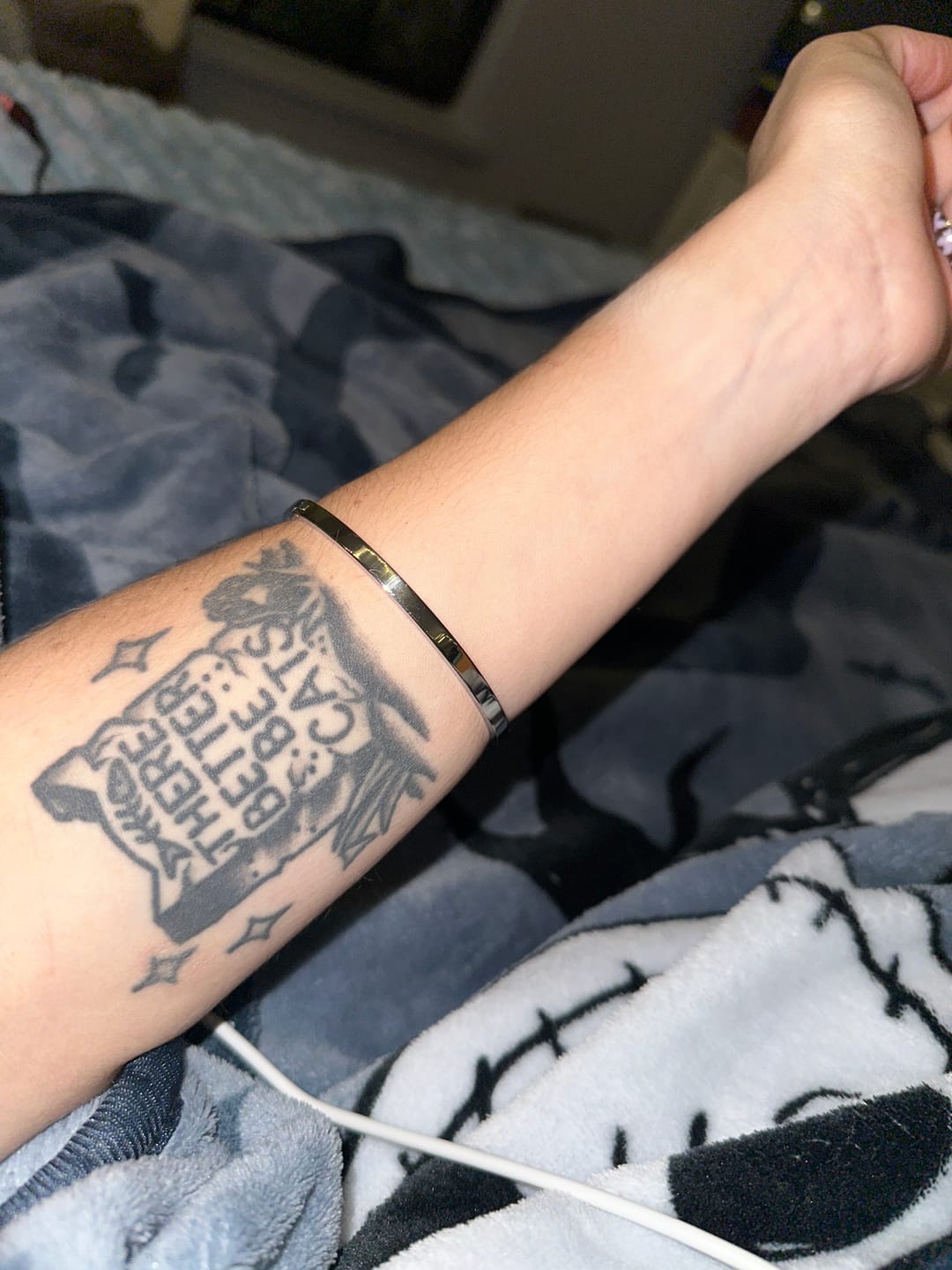 Customer photo review of Classic Flat Bangle