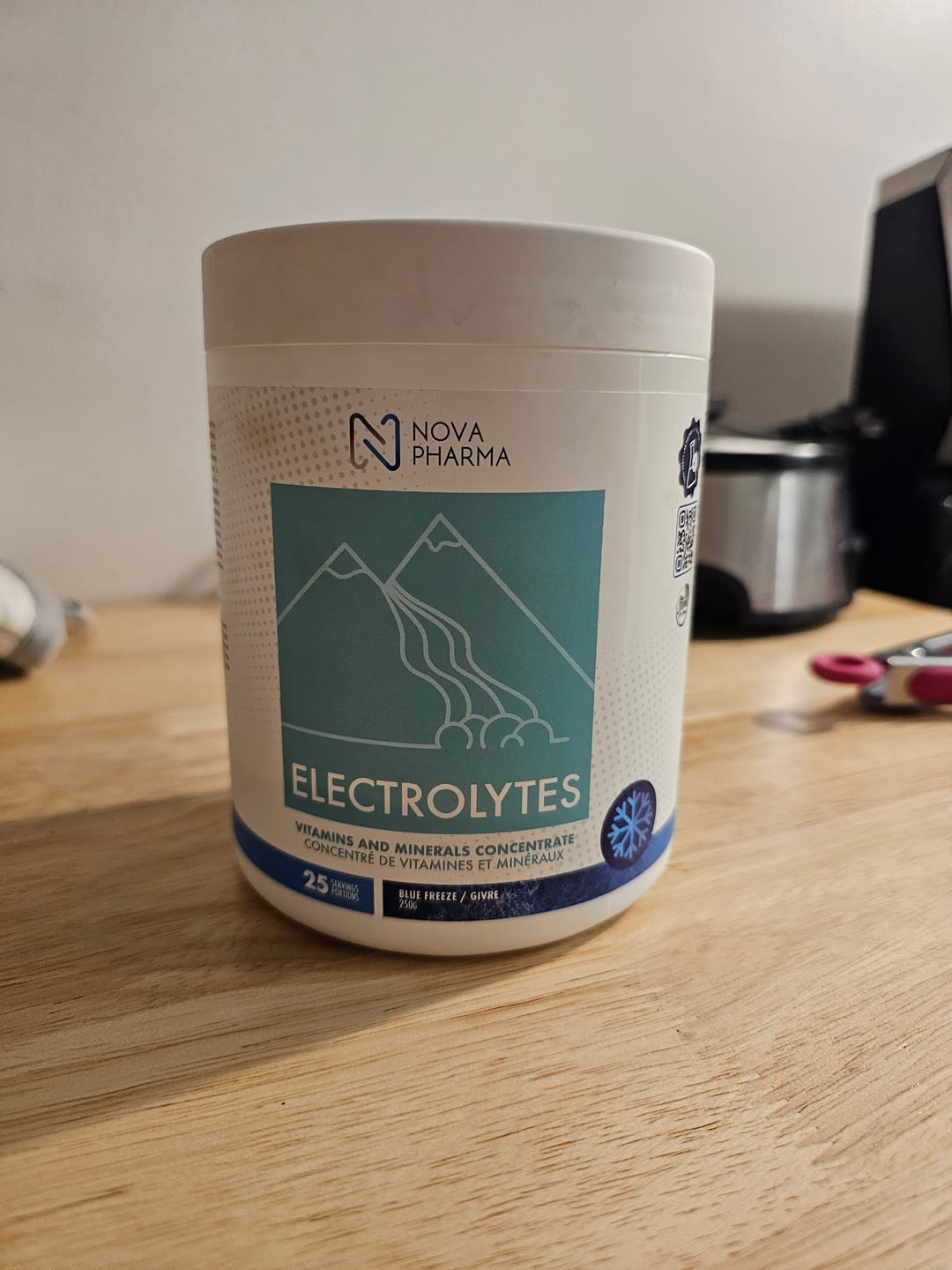 Customer photo review of Nova Pharma - Électrolytes 250g