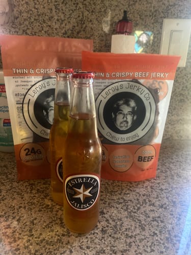 Customer photo review of TERIYAKI Beef Jerky