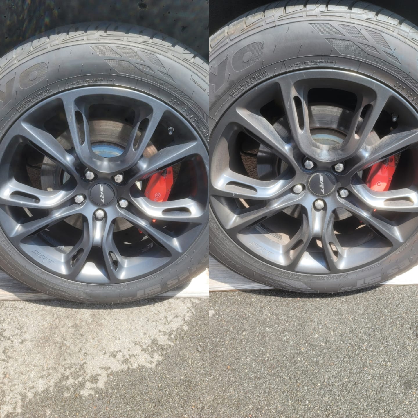 Customer photo review of Bronze Bomber Non-Acid Wheel Cleaner (32oz)
