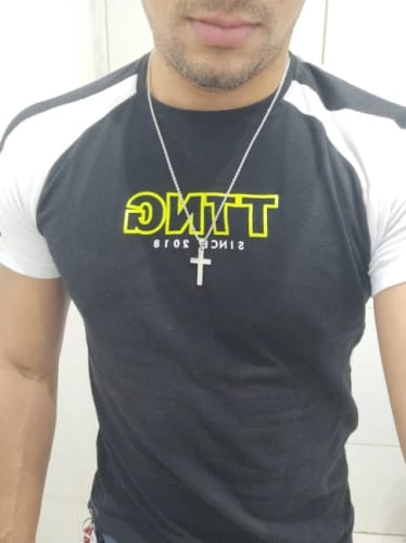 Customer photo review of Cross Necklace