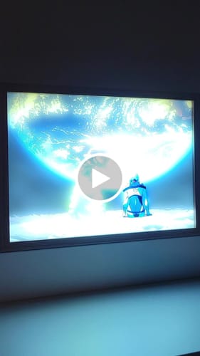 Customer video review of Cyberpunk: Edgerunners Colorful Lucy LED Light Up Painting Frame Artwork Lamp