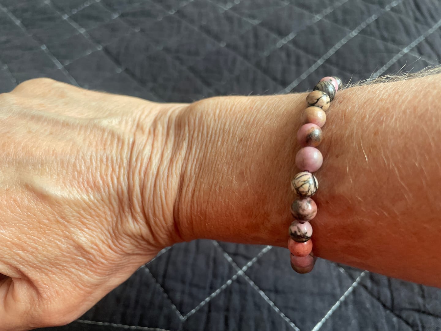 Customer photo review of Bracelet Rhodonite