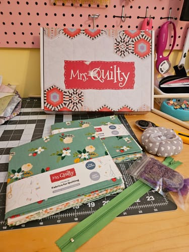 Customer photo review of Mrs Quilty Subscription Box