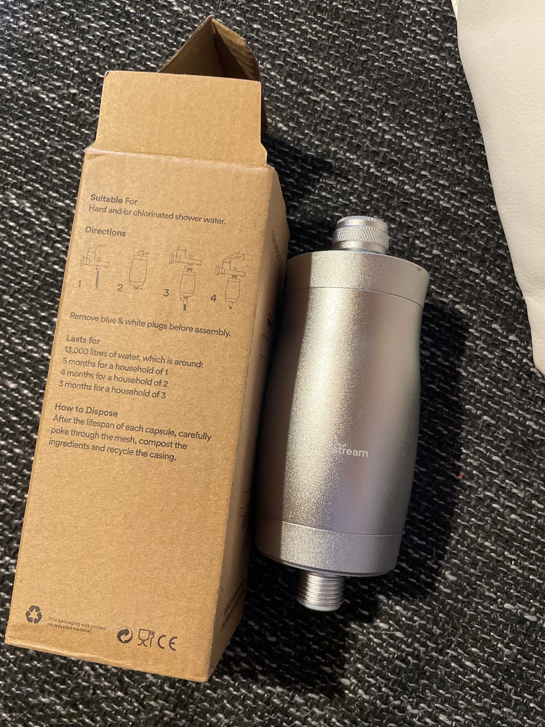 Customer photo review of PureStream Aquapure - Universeller hochleistungs Wasserfilter