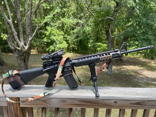 Customer photo review of The Bolt Sling - Woodland