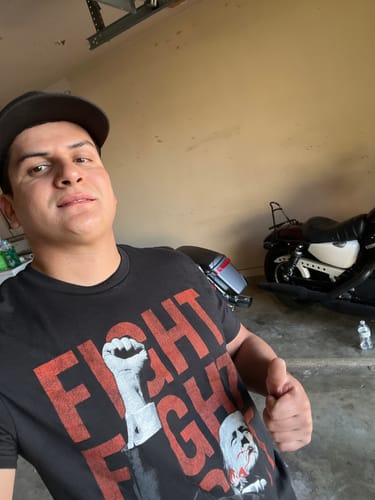 Customer photo review of FIGHT FIGHT FIGHT T-Shirt