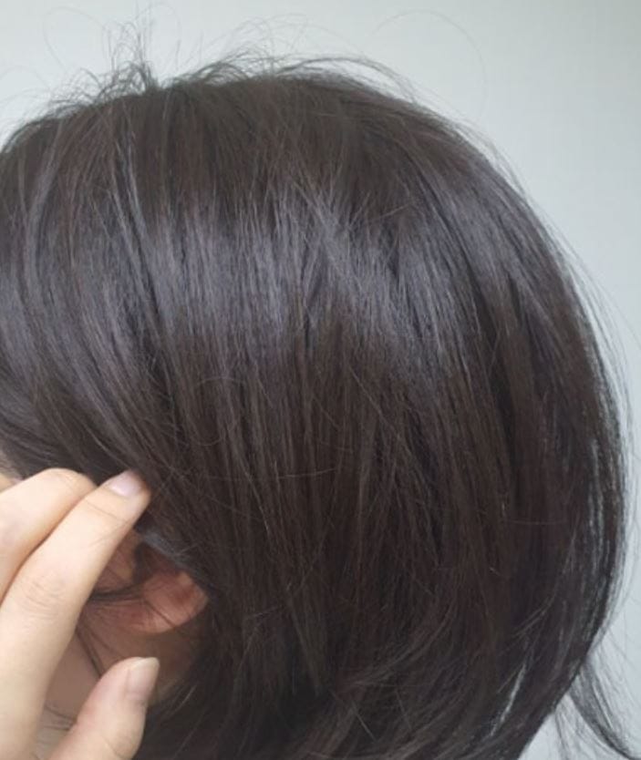 Customer photo review of *Handmade* Full Wig) Short Bob Cut Perm