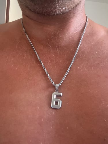 Customer photo review of Rope Chain - Silver