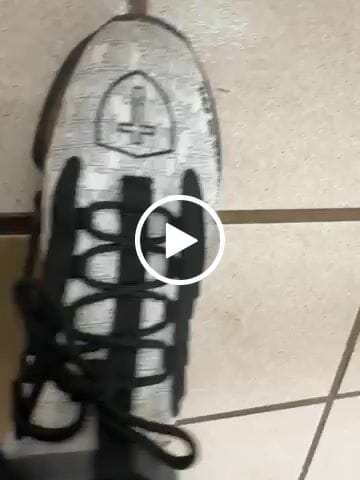 Customer video review of Men's Black & White Psalm 23s - First Edition Christian Shoes