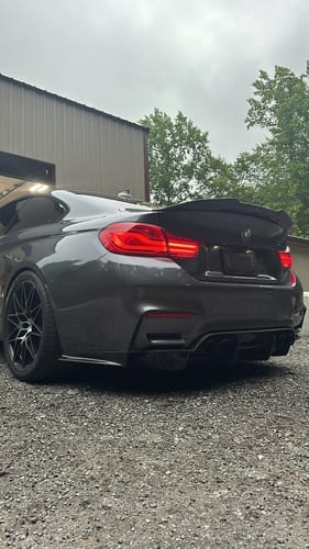Customer photo review of F8X M3/M4 PSM Carbon Fiber Diffuser 4PC