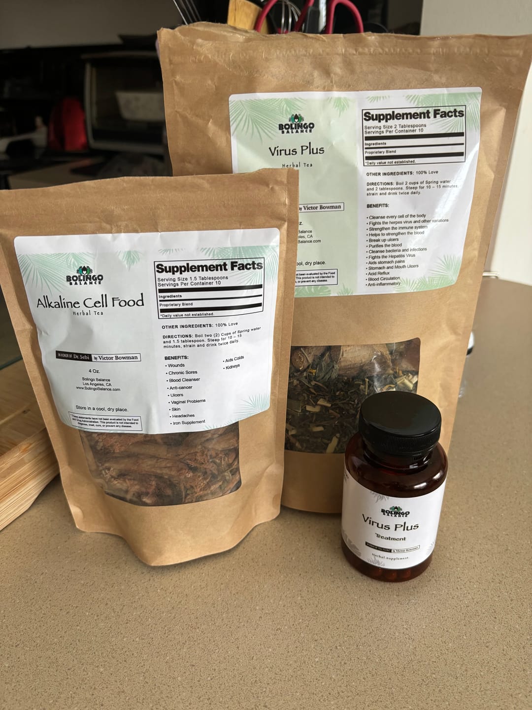 Customer photo review of ALKALINE CELL FOOD