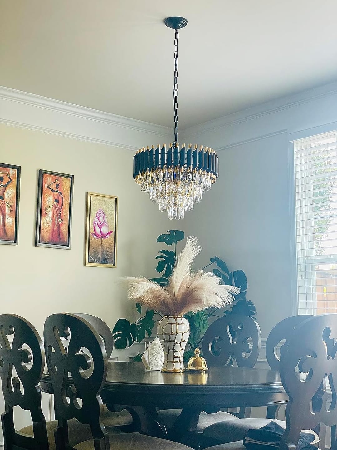 Customer photo review of Lustre cristal ANDALUS Black