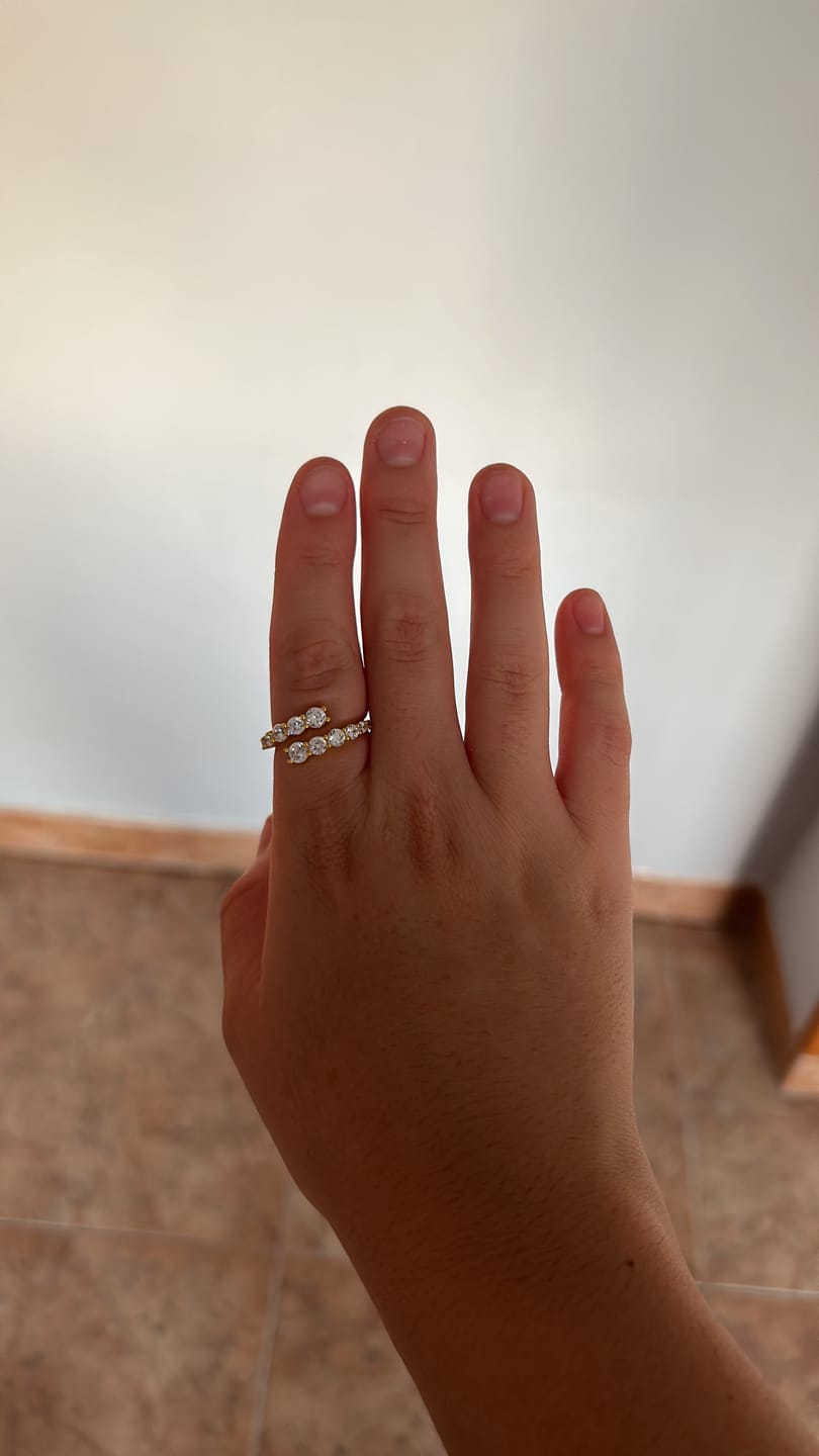 Customer photo review of Anillo Rosca Circonitas